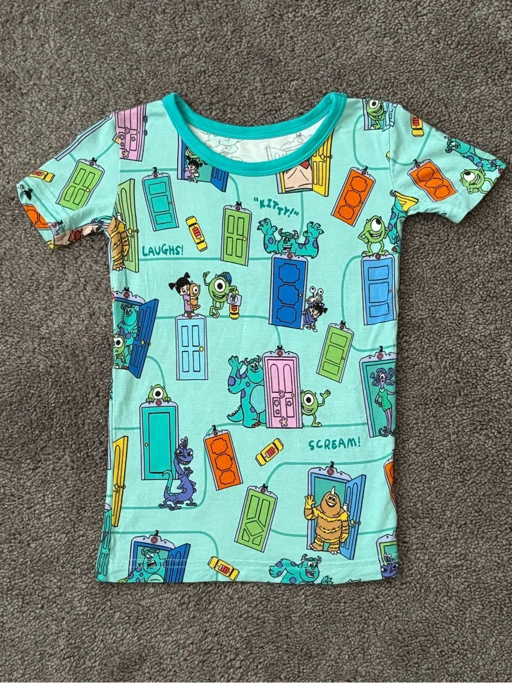 Little Sleepies Monsters Inc Pajama Set 2T
